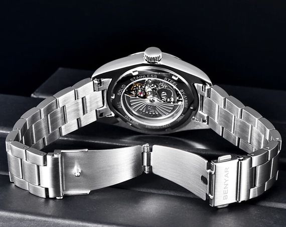 Benyar Чоловічий механічний годинник Benyar Automatic 10 BAR | Зображення 2