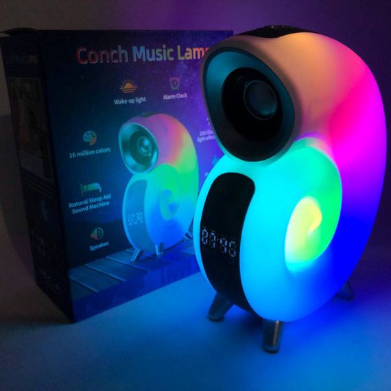 Светильник с беспроводной зарядкой INSPIRE N70 APP 6W, Беспроводная зарядная станция KW-697 с колонкой | Зображення 2