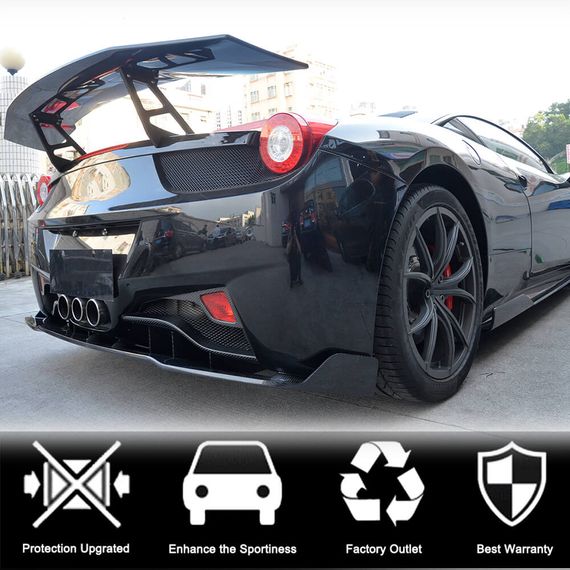 Спойлер V3 (2011-2013, Карбон) для Ferrari 458 Italia рр | Зображення 2