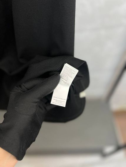 Футболка чорна Brunello Cucinelli Classic Logo Black  f691 | Зображення 6