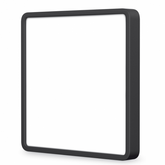 LED Світильник накладний квадратний 24W 5000К 220V чорний VL-DLSS-245B Videx | Зображення 1