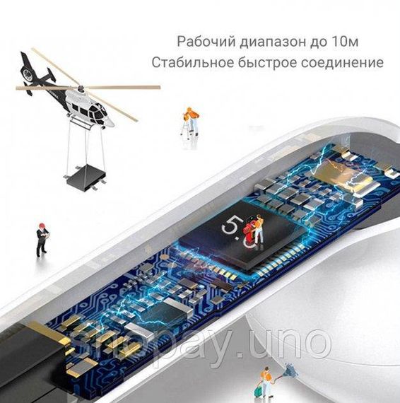Беспроводные сенсорные наушники i12 TWS | Зображення 4