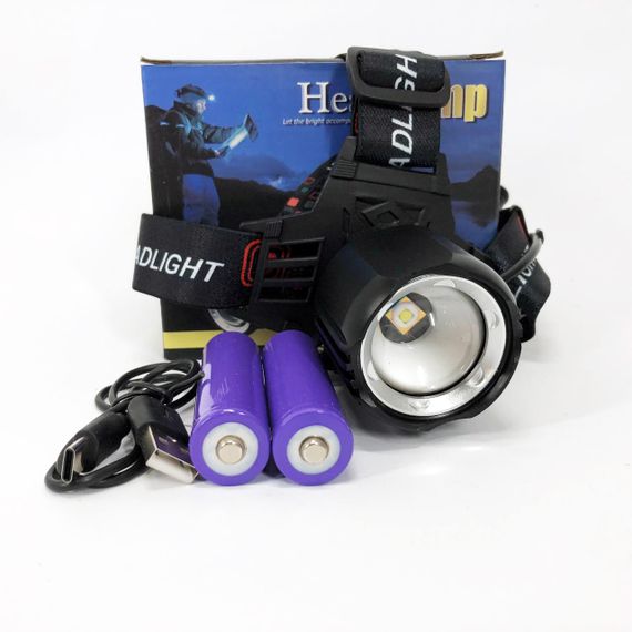 Головной фонарь с зарядным устройством PLD-T115-PM30-TG, Фонарь налобный для строительных работ UL-24 | Зображення 9