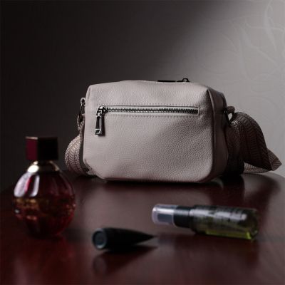 Сумка Vintage Жіноча на одне відділення з натуральної шкіри Біла (22602) | Зображення 6