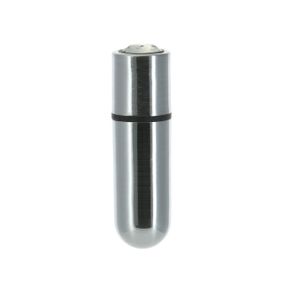 Віброкуля PowerBullet - First-Class Bullet 2.5" with Key Chain Pouch, Silver