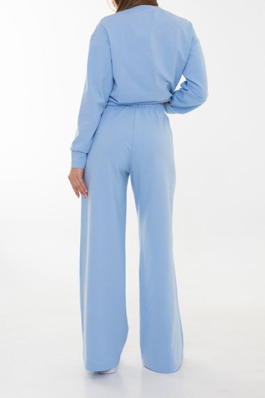 Штани-палаццо 4Profi двунитка голубые размер L 27988 | Зображення 5