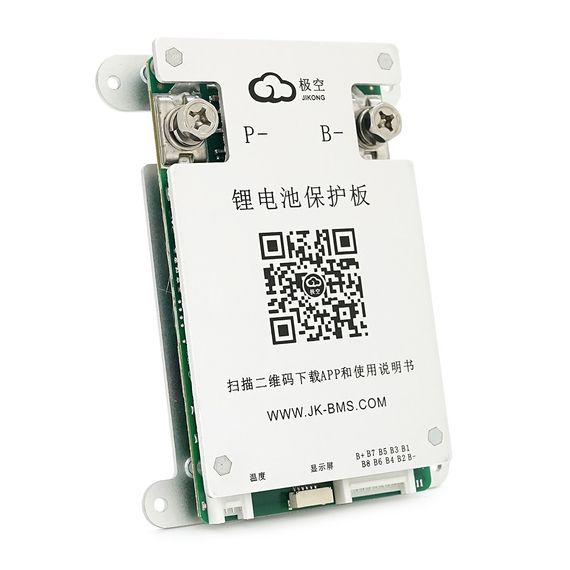 BMS плата JK-BD4A8S4P Li-Ion/LiFePo4/LTO 4S-8S, 40A, RS485, 2.8mΩ, Bluetooth