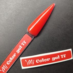 Наліпка на тіпсу (палітру) для гелю Mi Color №17 (9 x 55 мм)