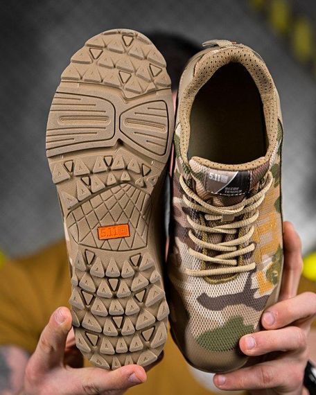 Літні тактичні кросівки 5.11 мультикам сітка 4 ДЛ7137 | Зображення 3