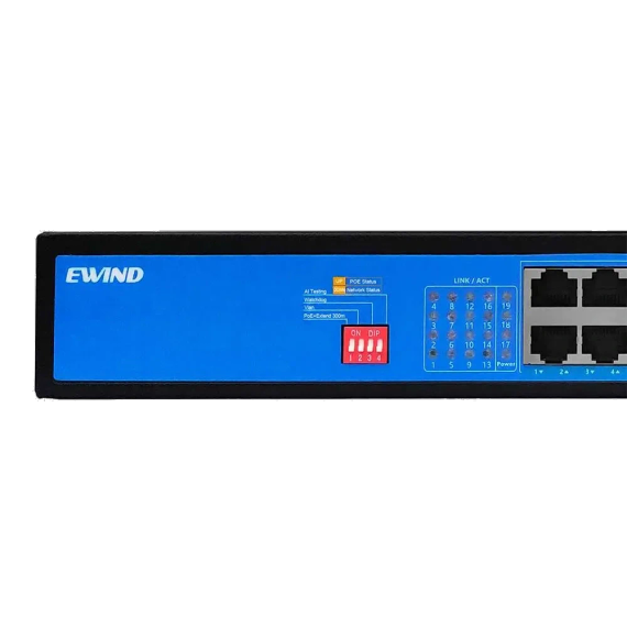 Ewind EW-S1919CF-AP PoE Комутатор 19 портів некерований | Зображення 1