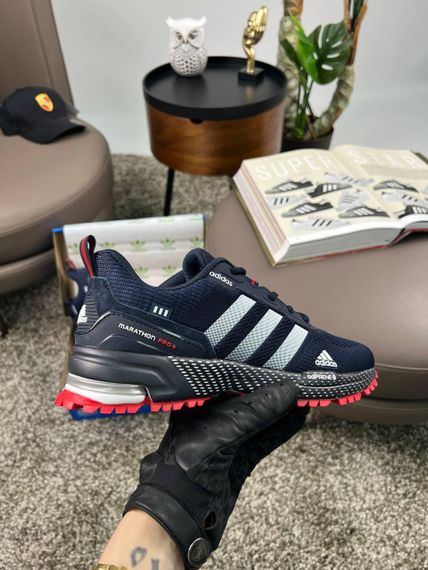 Чоловічі кросівки Marathon Pro+ Navy Red текстиль  весна / лето / осень A3620 44 28 см | Зображення 1