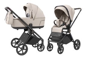 Коляска універсальнаа CRL-6527 "Ultra" Ice Grey 2в1 CARRELLO