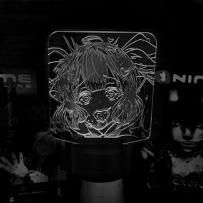 Акриловый светильник-ночник Ахэгао белый tty-n001812