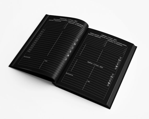 Планировщик ежедневник 4Profi формат A5 Датированный 2022 192 листа синий 904716 | Зображення 3