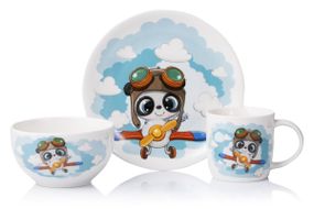Набор детской посуды Ardesto Panda pilot AR-3451-PS 3 предмета