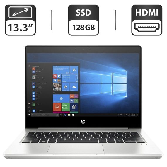 Ультрабук Б-класс HP ProBook 430 G6 / 13.3" (1366x768) TN / Intel Core i3-8145U (2 (4) ядра по 2.1 - 3.9 GHz) / 4 GB DDR3 / 128 GB SSD / Intel UHD Graphics / WebCam / HDMI б/у