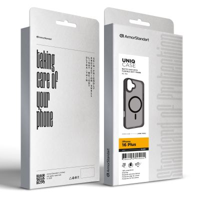 Чехол для мобильного телефона Armorstandart Uniq MagSafe Apple iPhone 16 Plus Black (ARM79500) | Зображення 1