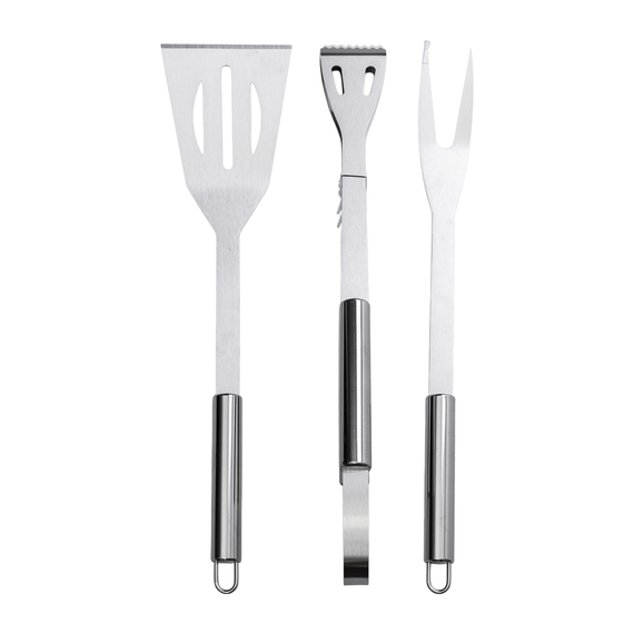 Набор аксессуаров для барбекю, мангала, гриля 3 предмета 40х10х5 см мангальные принадлежности HP-20-71 | Зображення 1