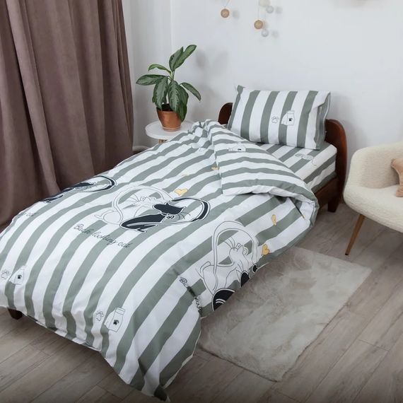 Постільна білизна підліткова ТЕП Soft dreams Котячі легенди 2-04191-29913 150х215 см | Зображення 3