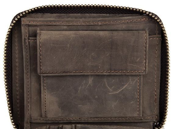 Кошелек мужской Vintage 14224 Коричневый | Зображення 8