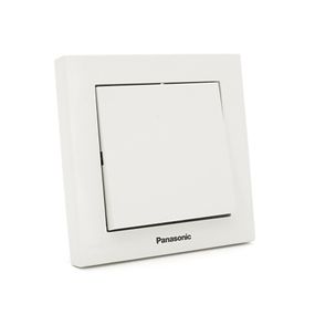 Вимикач Panasonic Karre Plus 55 одноклавішний, білий