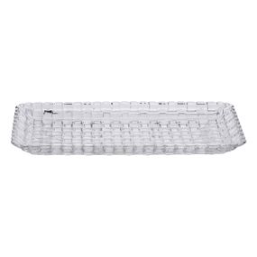 Блюдо для закусок скляне 25*12,5*1,5 см прямокутне HP-YH-33