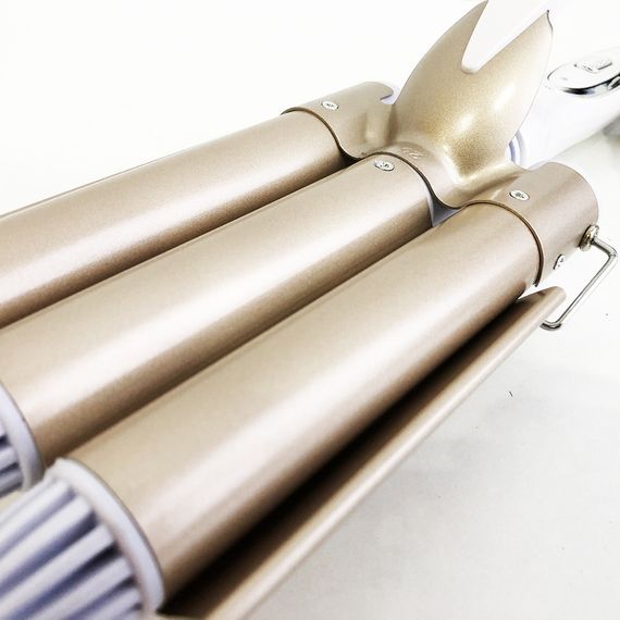 Плойка потрійна хвиля GEMEI GM-1988-25 керамічне покриття з BD-413 регулювань температури | Зображення 5