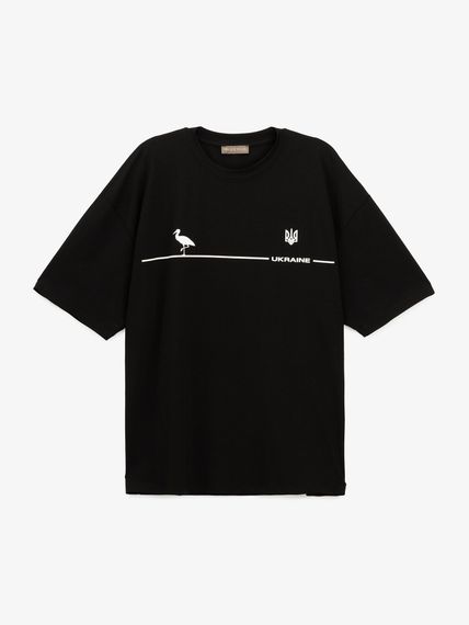 Футболка з принтом чоловіча GENUA G01222-0044 2XL Чорний shop (2000999574443)