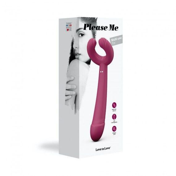 Вібратор для пар Love To Love PLEASE ME - PLUM STAR з трьома моторами, гнучкий sexstyle | Зображення 6