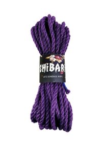 Джутова мотузка для шибарі Feral Feelings Shibari Rope, 8 м бузкова Sex Aura