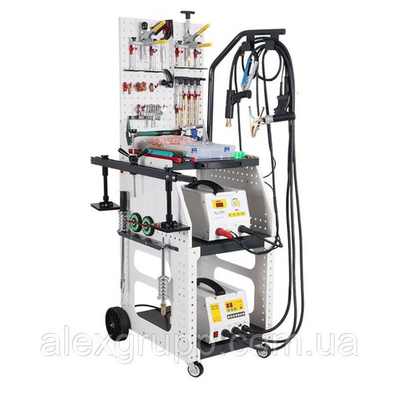 Рихтувальна система по алюмінію та сталі на 3 рукави споттер Monch AluSteel Pro