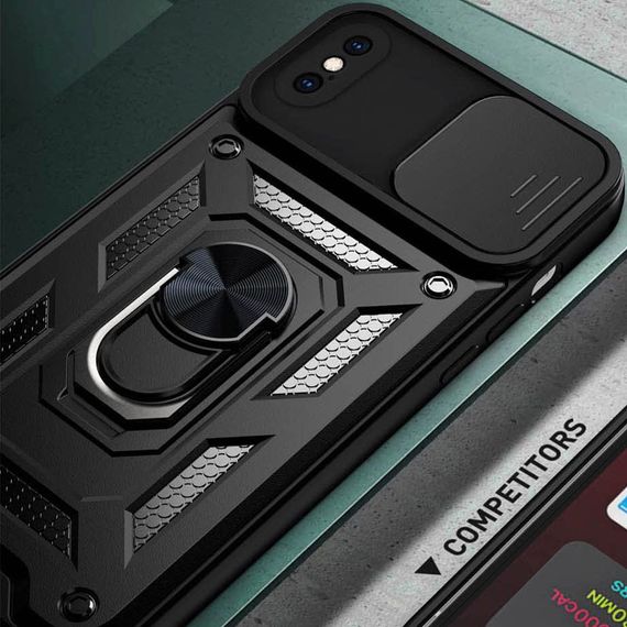 Ударостійкий чохол Camshield Serge Ring для Apple iPhone XS Max (6.5") | Зображення 2