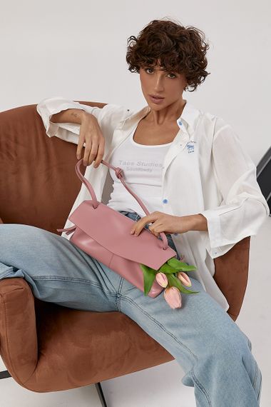 Сорочка на ґудзиках у комплекті з майкою - молочний цвет, ONE SIZE (є розміри) | Зображення 4