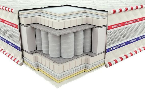 Ортопедический матрас 3D Империал Латекс Зима-лето PS 90х200