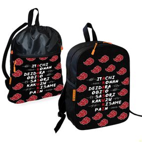 Шкільний рюкзак дитячий Аніме Наруто + Сумка для взуття спортивної форми рюкзак-мішок для хлопчика (01787)