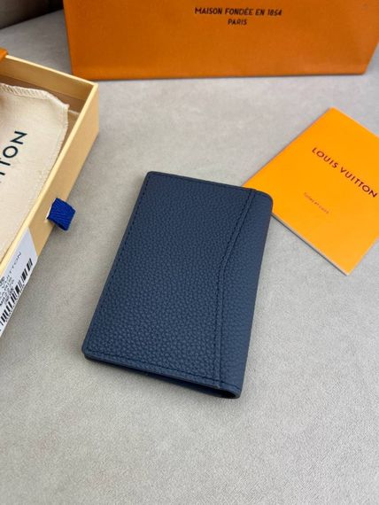 Кардхолдер синій Louis Vuitton Aerogram Blue k414 | Зображення 4