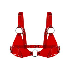 Лиф классический Feral Feelings - Bikini Top Red Trasparent sexstyle
