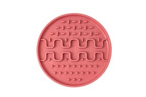 FIBOO Килимок для злизування ласощів та їжі Lollipop, Mini, рожевий