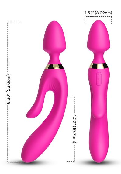 Вибромассажер Boss Series - Magic Wand USB Pink 9 Function, BS5200027 sexstyle | Зображення 8