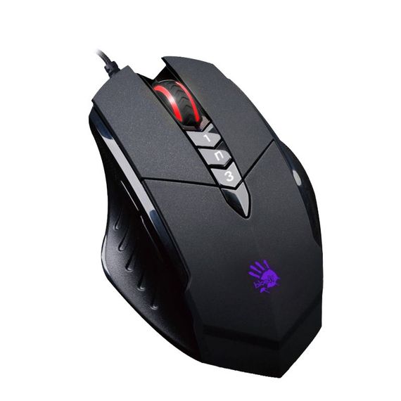 Миша ігрова A4-Tech Bloody V7M, чорна, з підсвічуванням, USB | Зображення 5