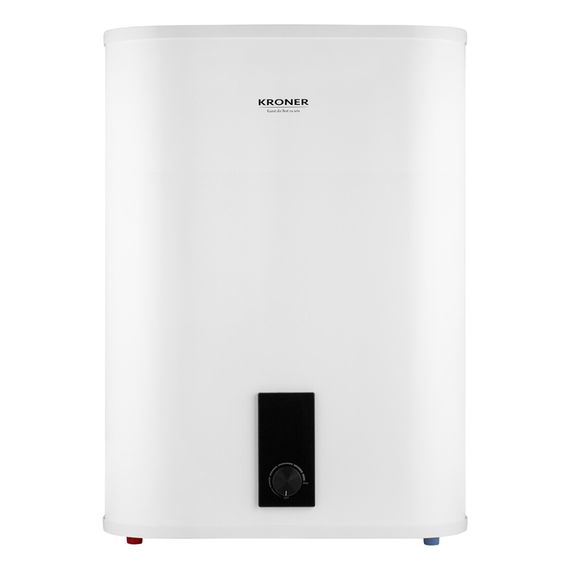 Водонагрівач Kroner NEO Flacher K80PVH2 80 л, 2,0 кВт, "мокрий" ТЕН, універсальний, прямокутний, білий (CV035491)