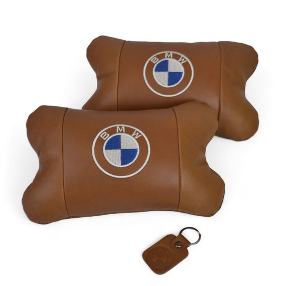 Дорожная подушка под голову BMW, Автоподушка подарок, Подушка WX-671 подголовник бабочка | Зображення 8