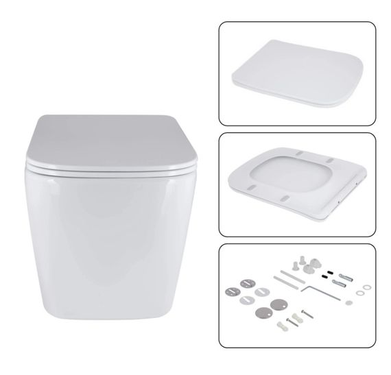 Набір Qtap Nest 4 в 1 підвісний унітаз Tern Ultra Quiet 525x345x360 + комплект інсталяції QT17332303AW47508 | Зображення 6