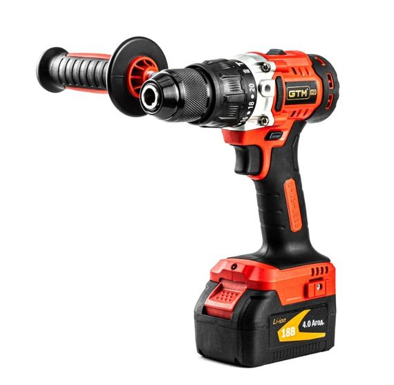 Акумуляторний ударний шурупокрут GTM DSI18/80BL безщітковий + 2 АКБ і ЗП у кейсі (DSI18/80BL) | Зображення 1