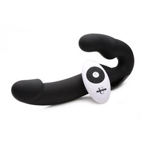 Безремневий страпон із пультом Urge Strapless Strap-On Vibrator чорний
