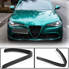 Накладка на решітку (для Base, Сухий карбон) для Alfa Romeo Giulia 2016-2022 рр