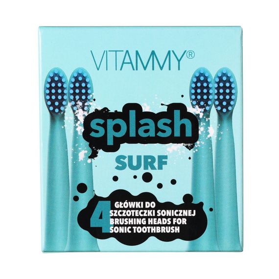Насадки на електрощітку VITAMMY Splash surf, бірюзові | Зображення 1