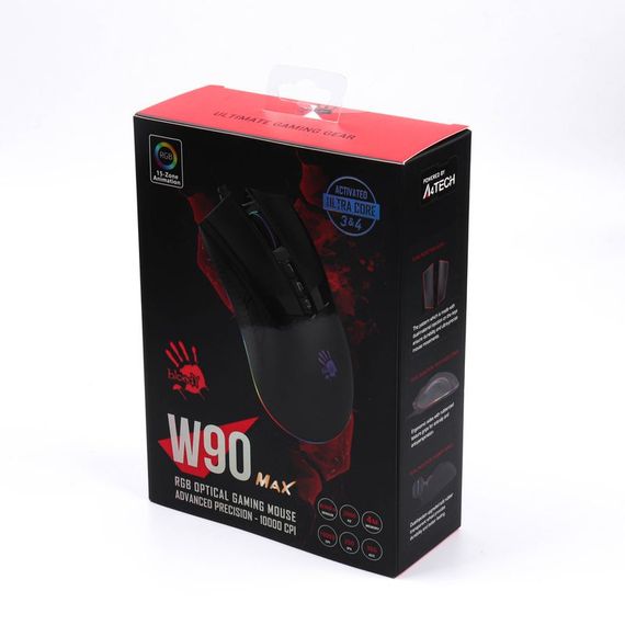 Миша ігрова A4Tech W90 Max Bloody,чорна, активоване ПЗ Bloody | Зображення 8
