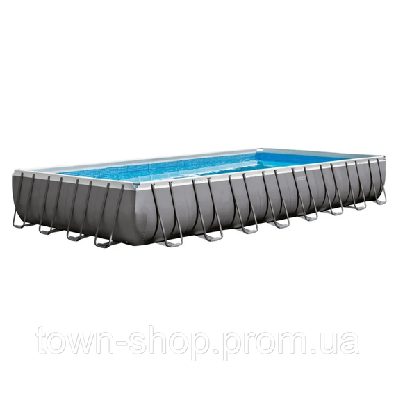 Бассейн каркасный "PREMIUM POOL" INTEX 26378 фильтр-насос, лестница, подстилка, тент