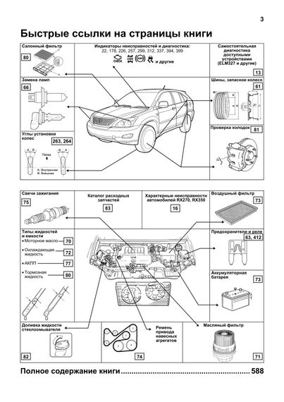 Lexus RX270 / Lexus RX350. Посібник з ремонту й експлуатації. Книга | Зображення 5